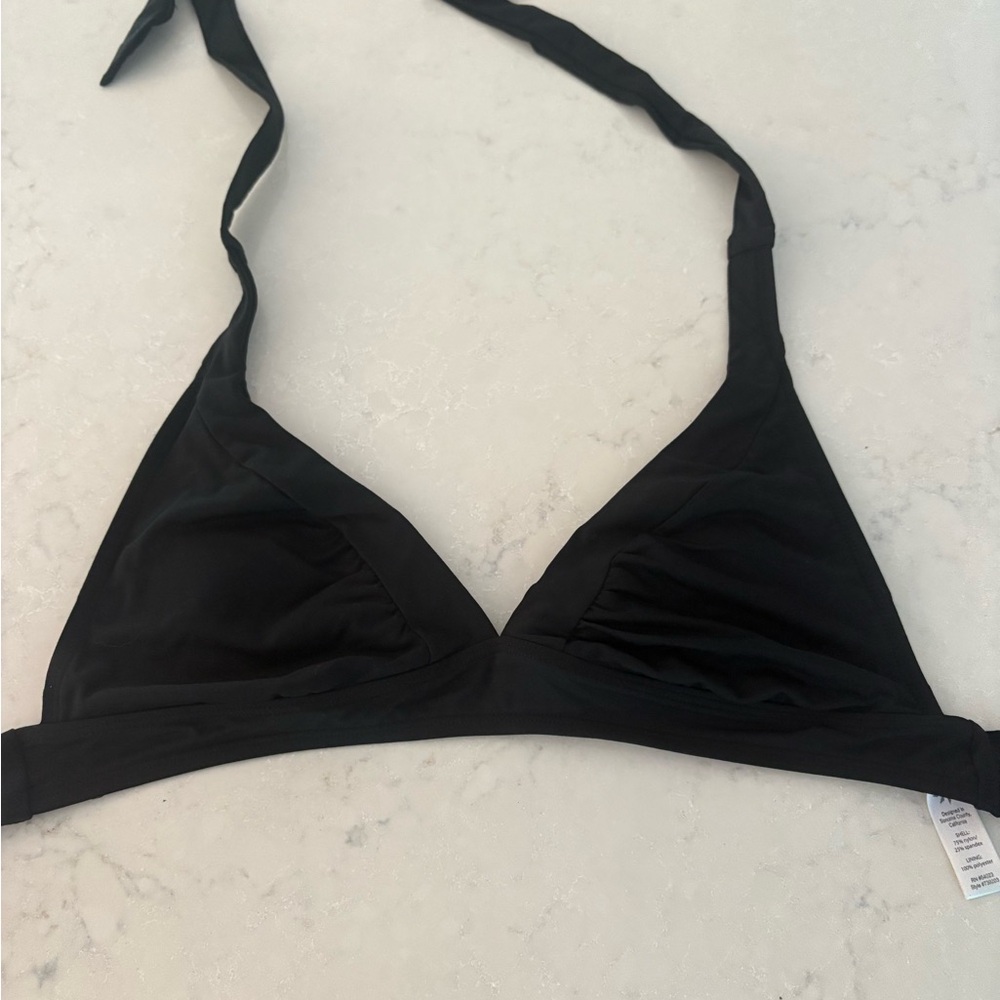 Athleta Black Bikini Top